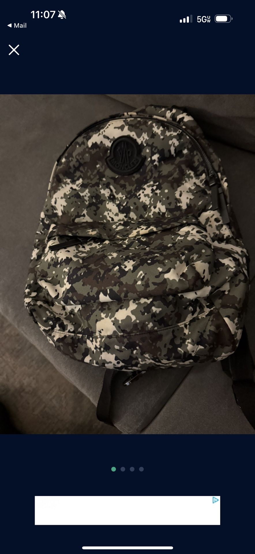 Moncler Disigner Back Pack