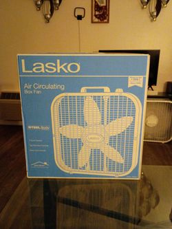 Lasko air circulating box fan