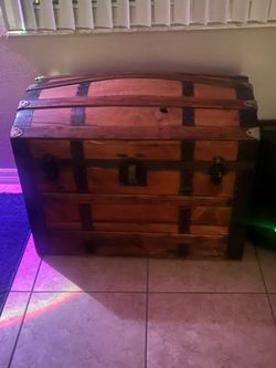 Wooden chest