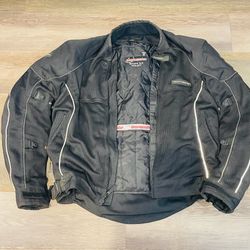 Tour Master Intake 3.0 Mens Biker Motorcycle Jacket Pockets Mesh MD/42 Liner