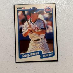 Gregg Jefferies Baseball Card