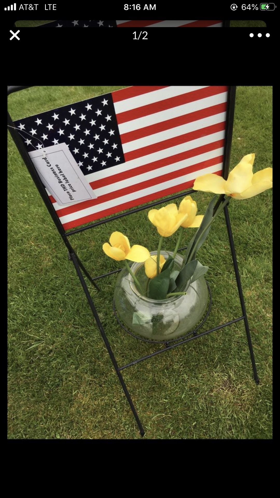American Flag pot holder perfect for in-outdoors🌈