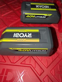 Ryobi 40v 4ah batteries