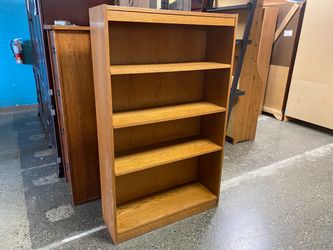 Classic Wooden 4 Shelf Bookcase