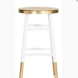 Emery Dipped Gold Leaf Counterstool Design: FOX3231D
