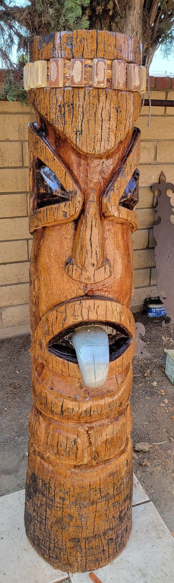 Hand carved Tiki