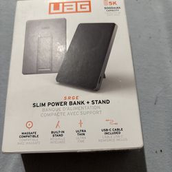 Slim power bank stand