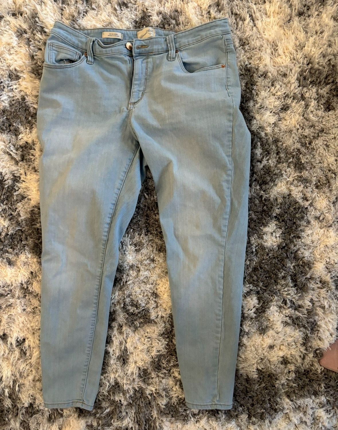 Denim Skinny Jeans - Size 14