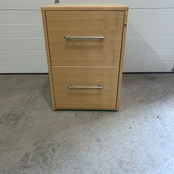 File cabinet two drawer with lock and key