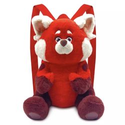 NEW Disney Parks Pixar Turning Red Mei Panda Plush, Backpack 15”