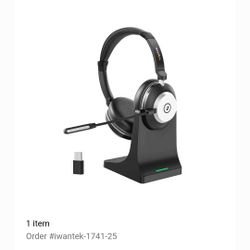 Wantek Bone Conducting Headphone With Microphone 