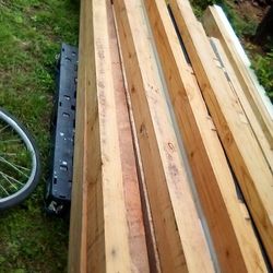 4x6 20ft And 10ft Beams And Swanson Backer Sheets