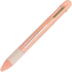 Korea Life&Pieces 0.4 mm 4 Color Quick Dry Gel Pen Made in Korea (2 Pcs 4 Colors Ball Pen, CORAL)