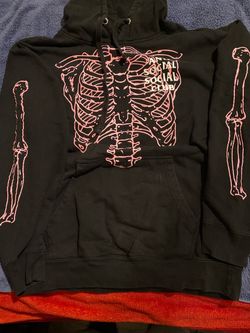 Anti social club hoodie