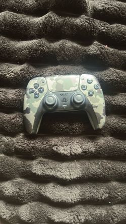 Gray camo PlayStation 5 controller