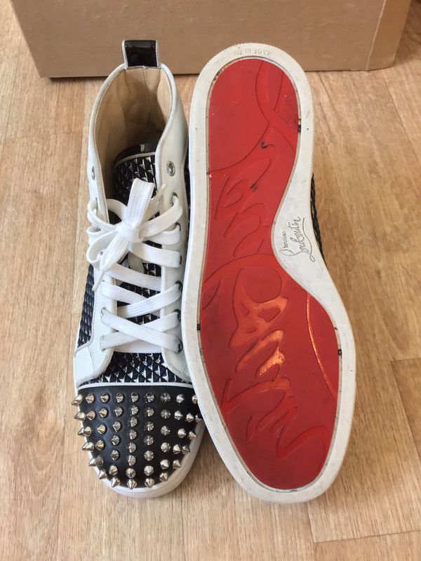 Christian Louboutin - Red Bottoms Men’s Spike Sneakers Size 41 for Sale in San Francisco, CA ...