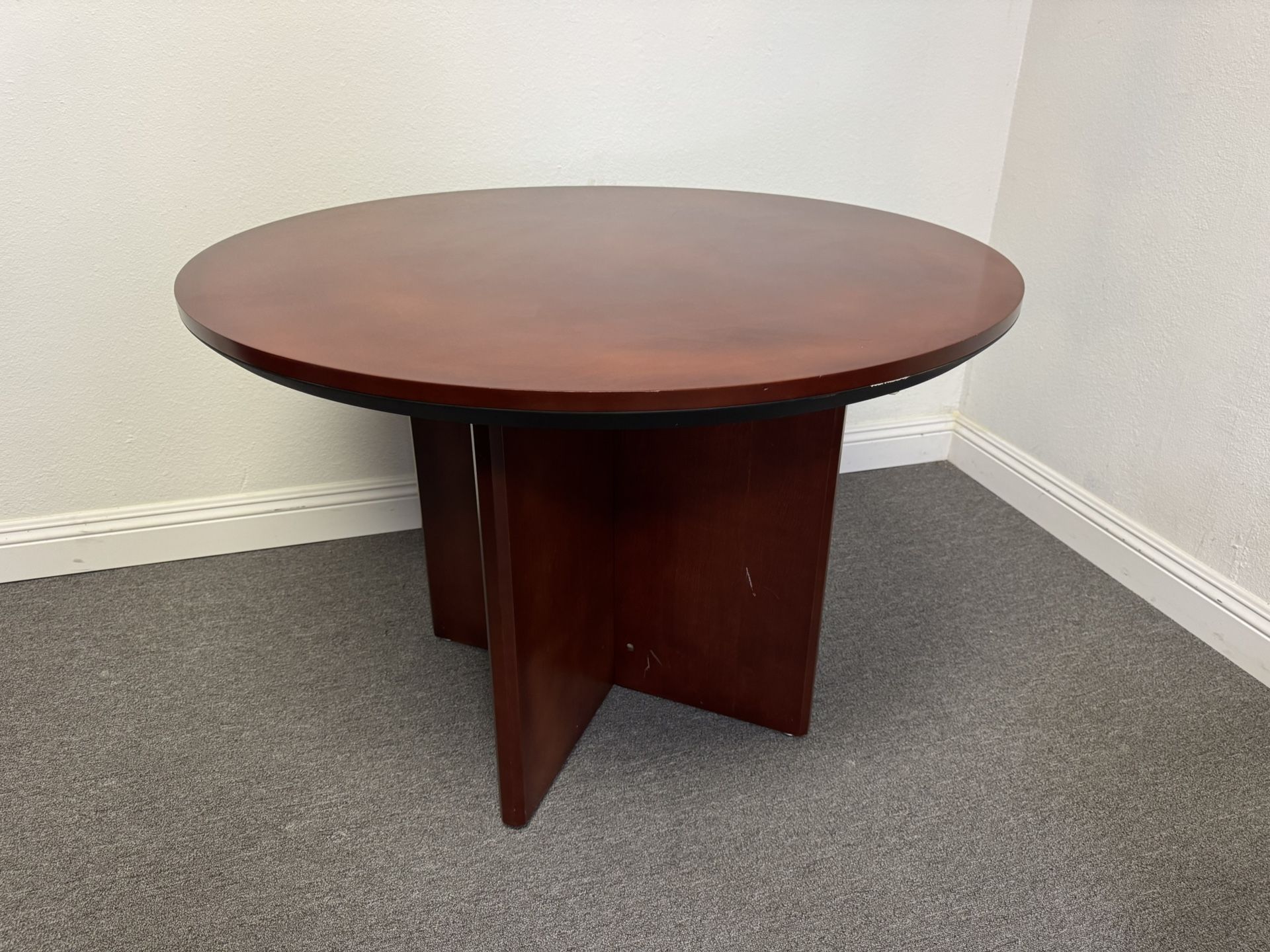 Round Office Table, 42” Diameter 