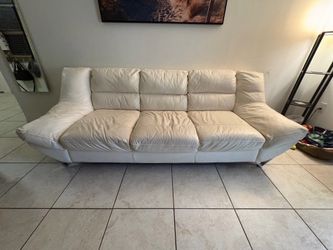 Italian leather sofa