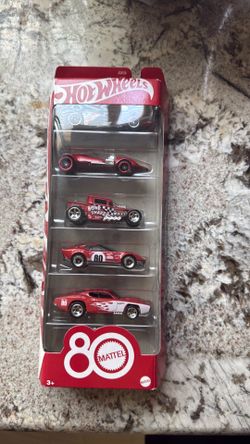 Hot Wheels Core Mattel 80th Anniversary 5-Pack of 1:64 Scale