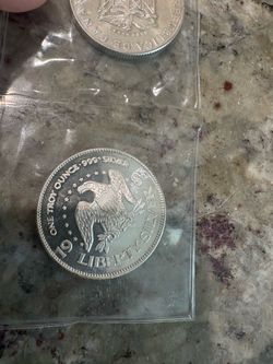 1 Troy Ounce .999 Silver Liberty Round