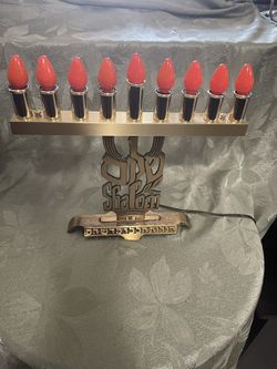 Vintage Hen Holon Israeli Brass Menorah