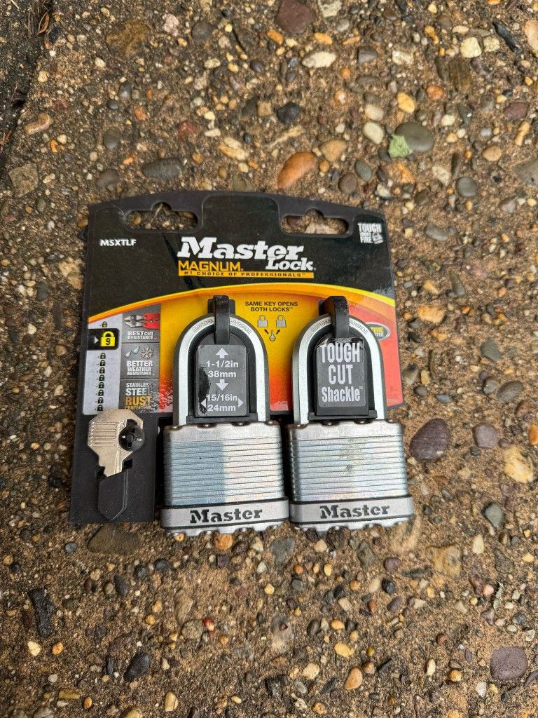 Master Locks. 2 Pk