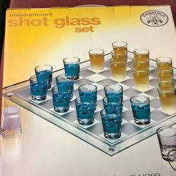 Party Game - Shot Glass Checkers Board Game 