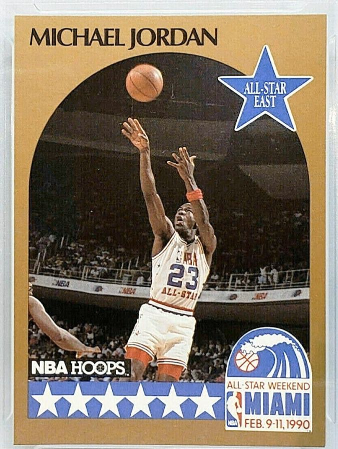 Michael Jordan 1990 NBA Hoops All Star Card for Sale in Manasquan, NJ ...