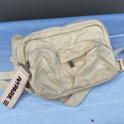 adidas IVY PARK Beige Shoulder Bag with Adjustable Strap and Bag Charm