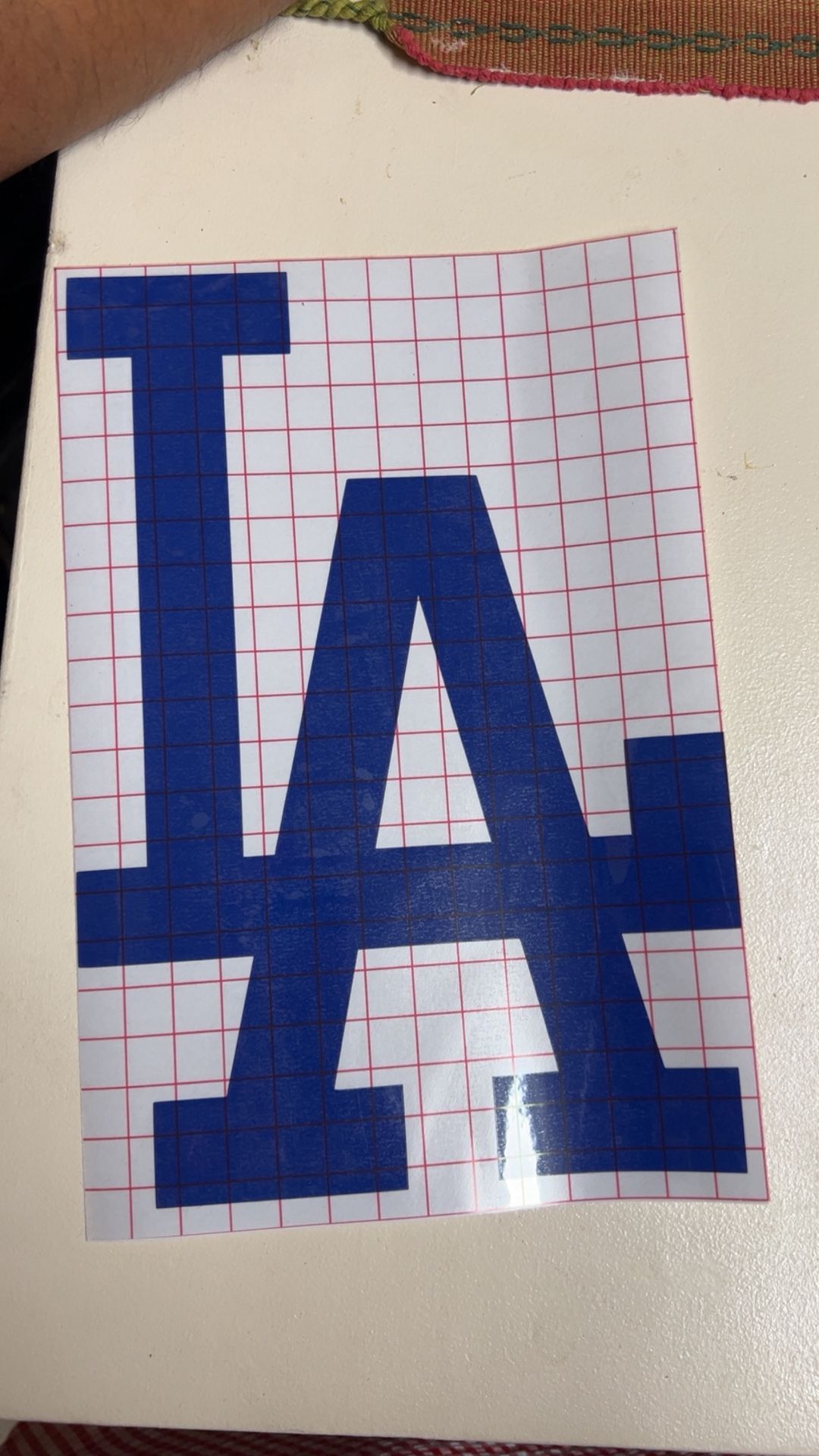 Large Detail LA Sign