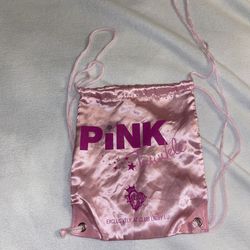 Libby Lu Pink Drawstring Bag Backpack Kids Girls A001