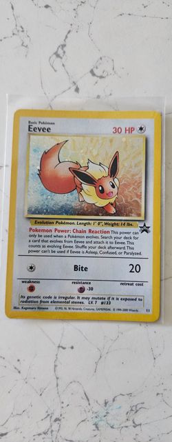 Eevee WoTc Promo Holo