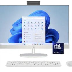 HP 27 All-in-One PC, 11th Gen Intel Core i7-1165G7 Processor, 16 GB RAM, 512 GB SSD, 27" Full HD Touchscreen, Windows 11 Home, Wireless Mouse & Keyboa