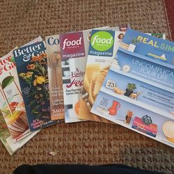 Better Homes And Garden..food Network..country Home And Real Simple Magazines 