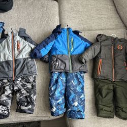 2T Boy Snow Suits