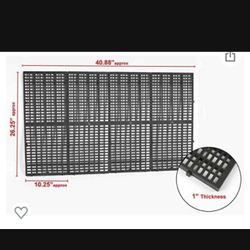 Plastic Floor Grid Size L27 w10 4 Pc Total 