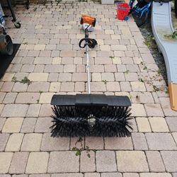 New Stihl KM131R & Power Broom Atachment