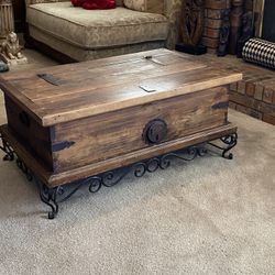 Wooden Chest Center Table 