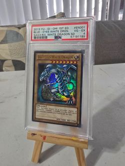Yu-Gi-Oh Blue-Eyes White Dragon PSA 4 1st Edition