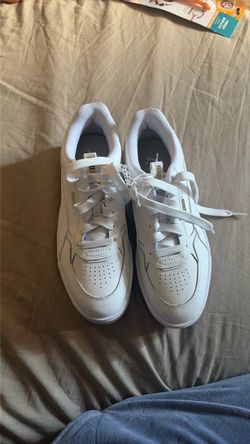 Chunky platform white puma shoes