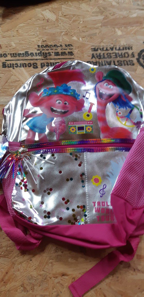 Troll colourful bling bling Backpack..new with tags