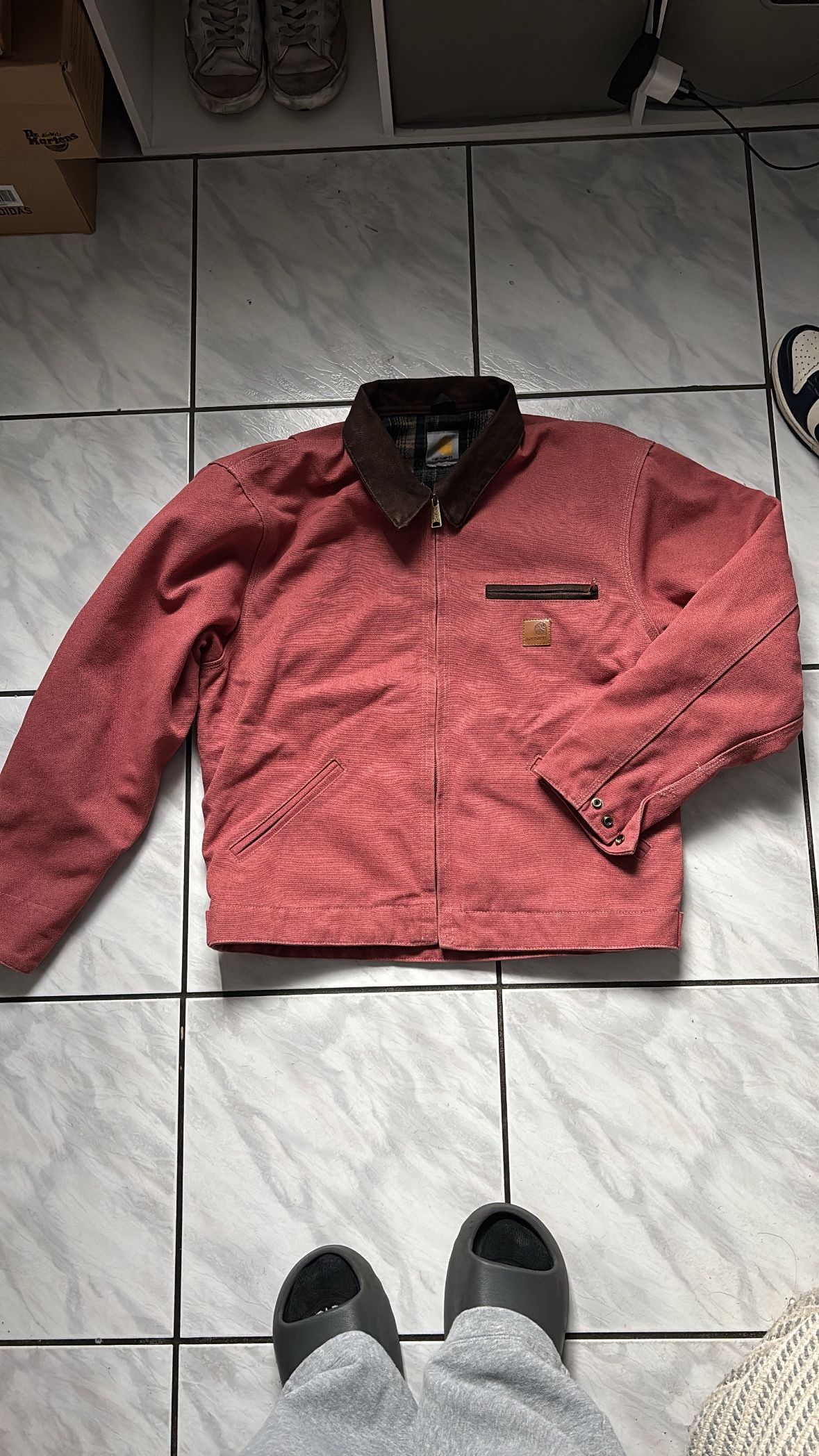 Salmon Color Carhartt Denim Jacket