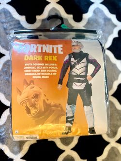 Fortnite Dark Rex Boys Costume New Size M(8-10) L (10-12) XL (14-16)