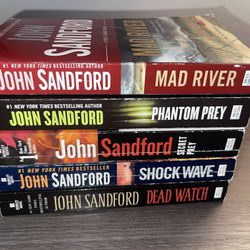 Lot Of 5 John Sand Ford Paperback Books