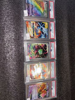 lot of 5 psa slabs