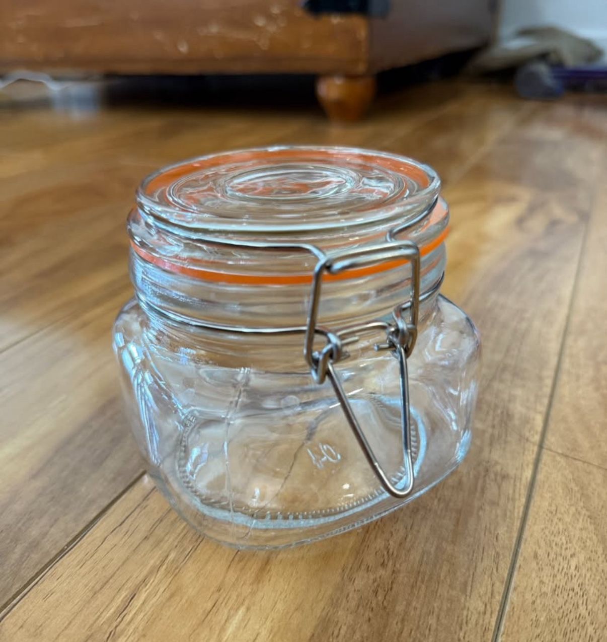 16 oz Airtight Glass Storage Jars (6-Pack)