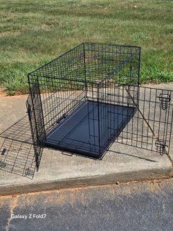 36" folding dog kennel crate