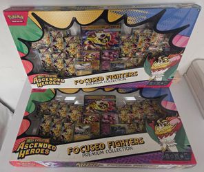 Pokémon Focused Fighters Premium Collection Box x2