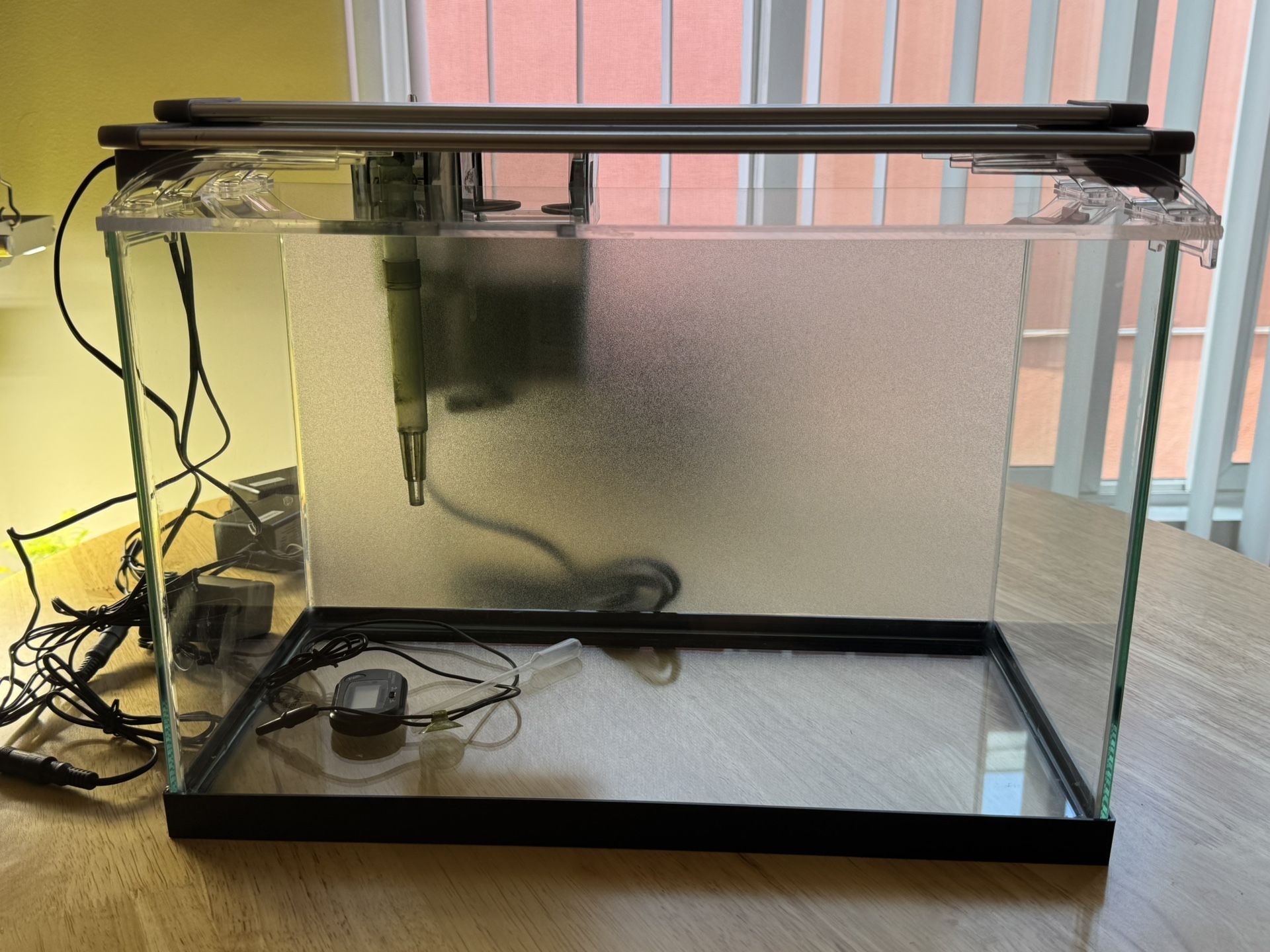 Aquarium Kit 5.5Gallon Nano Tank With Lights And Filter