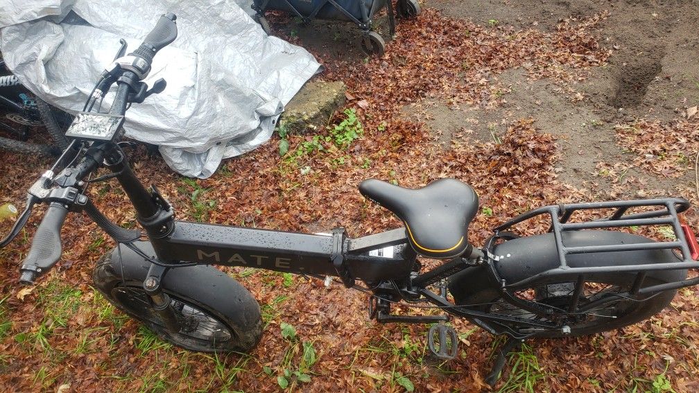 Mate X Bike Fat Tire Fodable